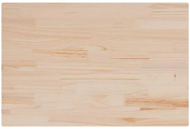 Alt view image 2 of 7 - vidaXL Table Top Natural Solid pine wood Medium Rectangular Rustic