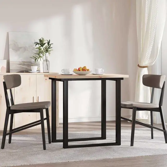 Alt view image 3 of 7 - vidaXL Table Top Natural Solid pine wood Medium Rectangular Rustic