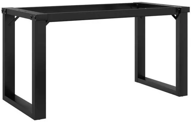 Alt view image 6 of 7 - vidaXL Coffee Table Legs O-Frame 35.4"x11.8"x16.9" Steel table leg