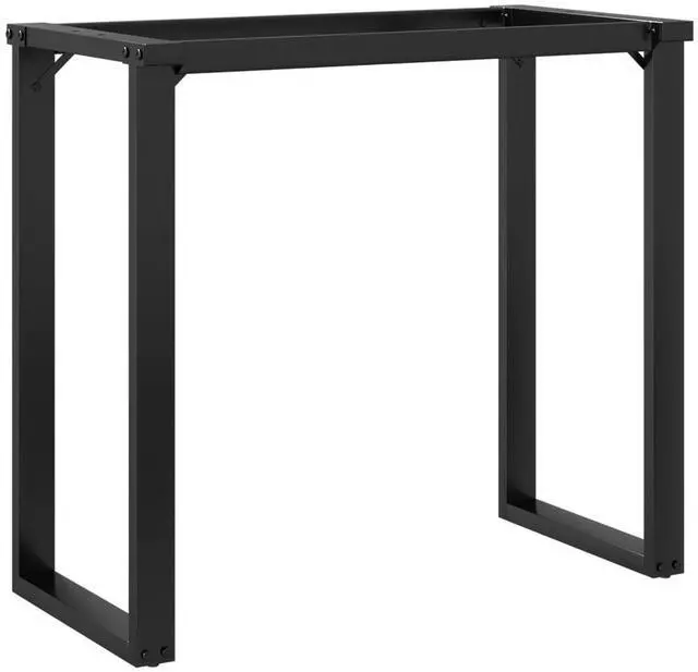Alt view image 2 of 7 - vidaXL Dining Table Legs O-Frame 31.5"x15.7"x28.7" Steel table leg