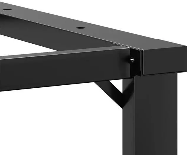 Alt view image 7 of 7 - vidaXL Coffee Table Legs O-Frame 19.7"x15.7"x15" Steel table leg end table leg