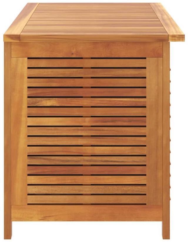 Alt view image 6 of 7 - vidaXL Garden Storage Box with Louver Outdoor Patio Furniture Solid Wood Acacia