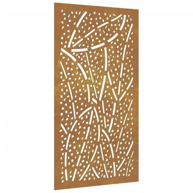 Alt view image 2 of 7 - vidaXL Garden Wall Decoration Rusty Corten Steel Medium
