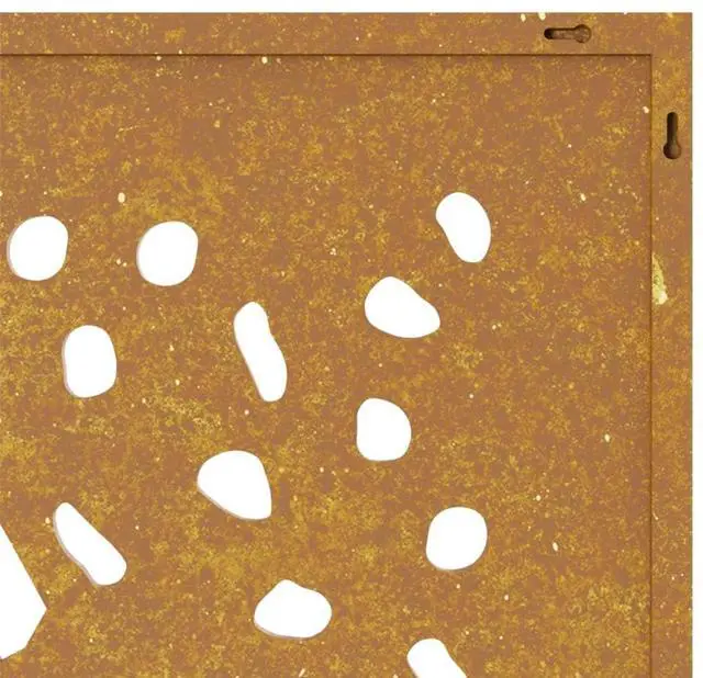 Alt view image 7 of 7 - vidaXL Garden Wall Decoration Rusty Corten Steel Medium