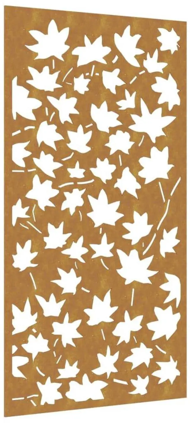 Alt view image 2 of 7 - vidaXL Garden Wall Decoration Brown Corten steel 41.3 x 21.7 in