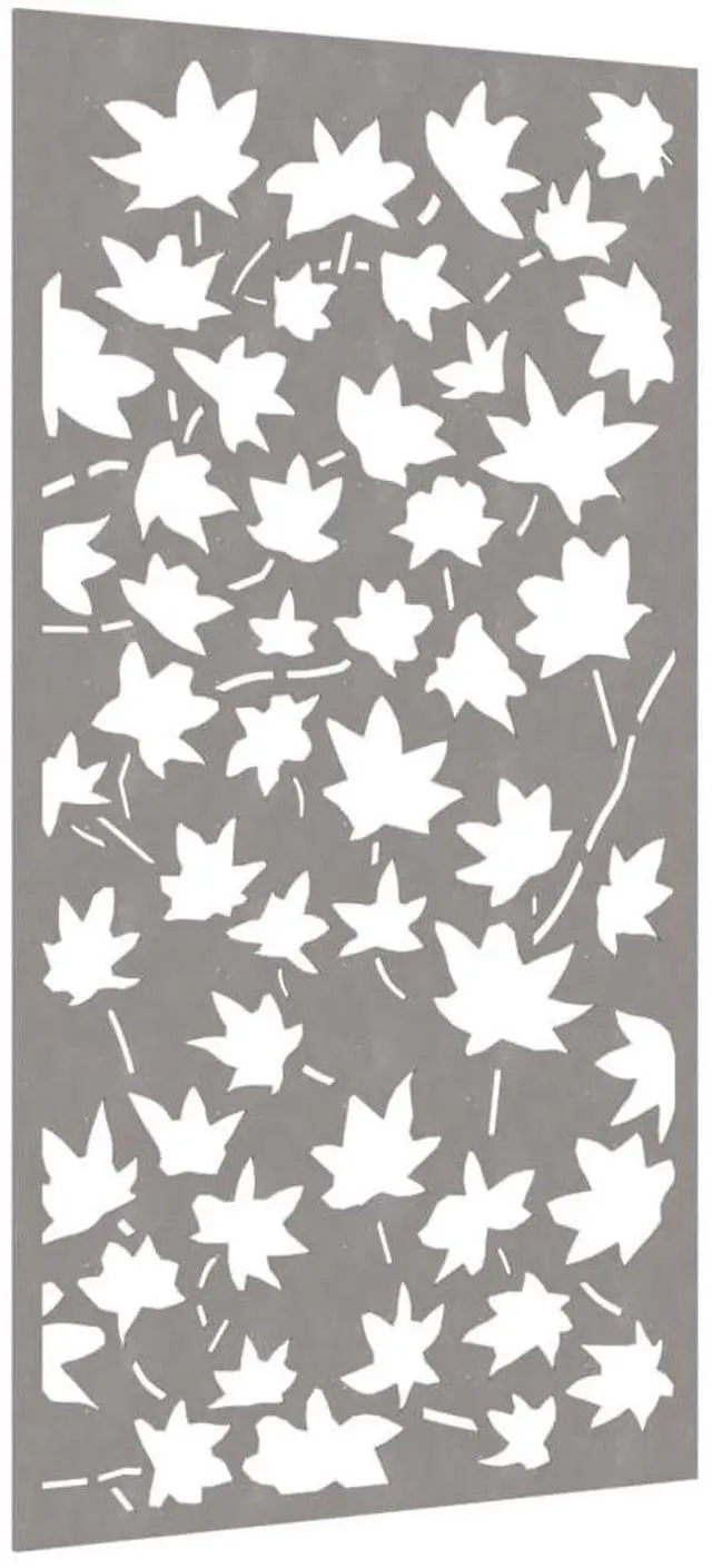 Alt view image 3 of 7 - vidaXL Garden Wall Decoration Brown Corten steel 41.3 x 21.7 in