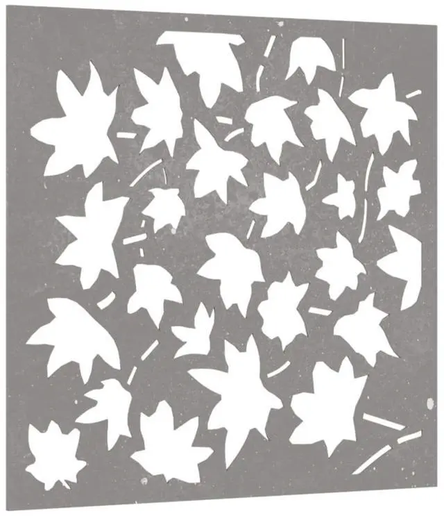 Alt view image 3 of 7 - vidaXL Garden Wall Decoration Rusty Brown Corten Steel Medium