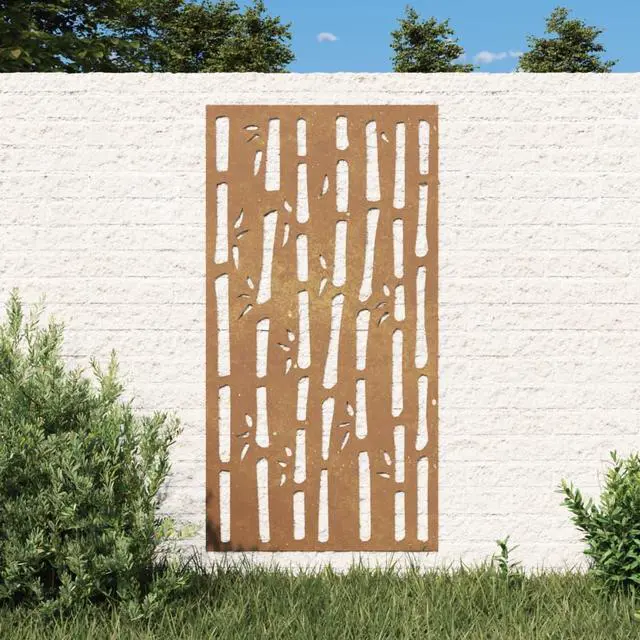 Main image of vidaXL Garden Wall Decoration Rusty Corten steel 41.3 in x 21.7 in