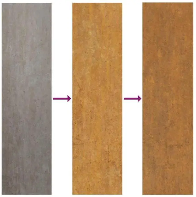 Alt view image 6 of 7 - vidaXL Garden Wall Decoration Rusty Brown Corten Steel Medium