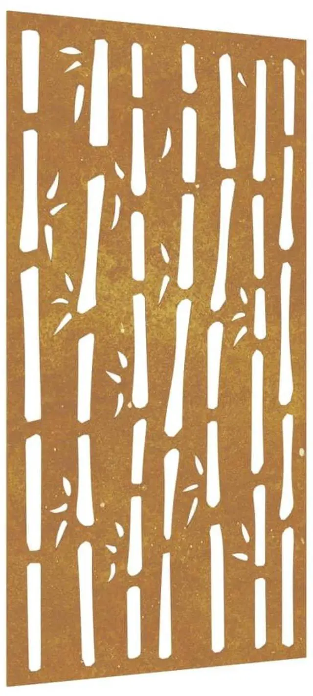 Alt view image 2 of 7 - vidaXL Garden Wall Decoration Rusty Corten steel 41.3 in x 21.7 in