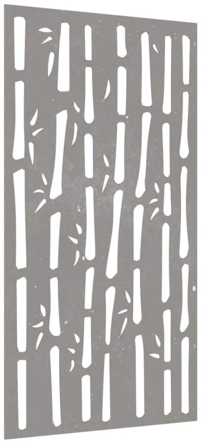 Alt view image 3 of 7 - vidaXL Garden Wall Decoration Rusty Corten steel 41.3 in x 21.7 in
