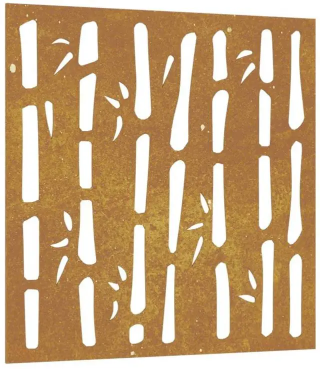 Alt view image 2 of 7 - vidaXL Garden Wall Decoration Rusty Corten steel 21.7 x 21.7 in
