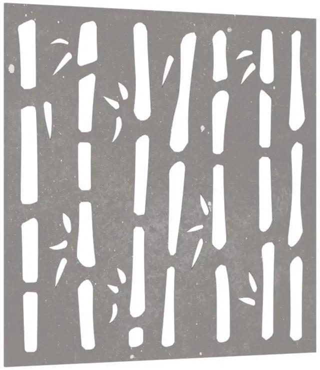 Alt view image 3 of 7 - vidaXL Garden Wall Decoration Rusty Corten steel 21.7 x 21.7 in