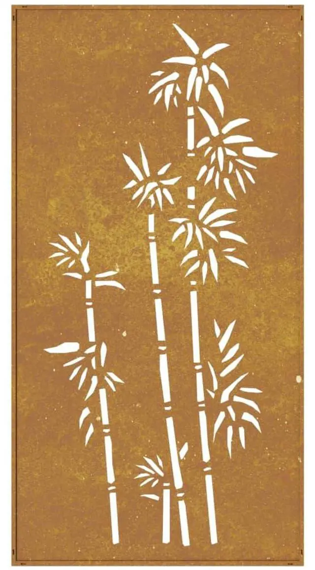 Alt view image 5 of 7 - vidaXL Garden Wall Decoration Rusty Corten steel Medium Durable