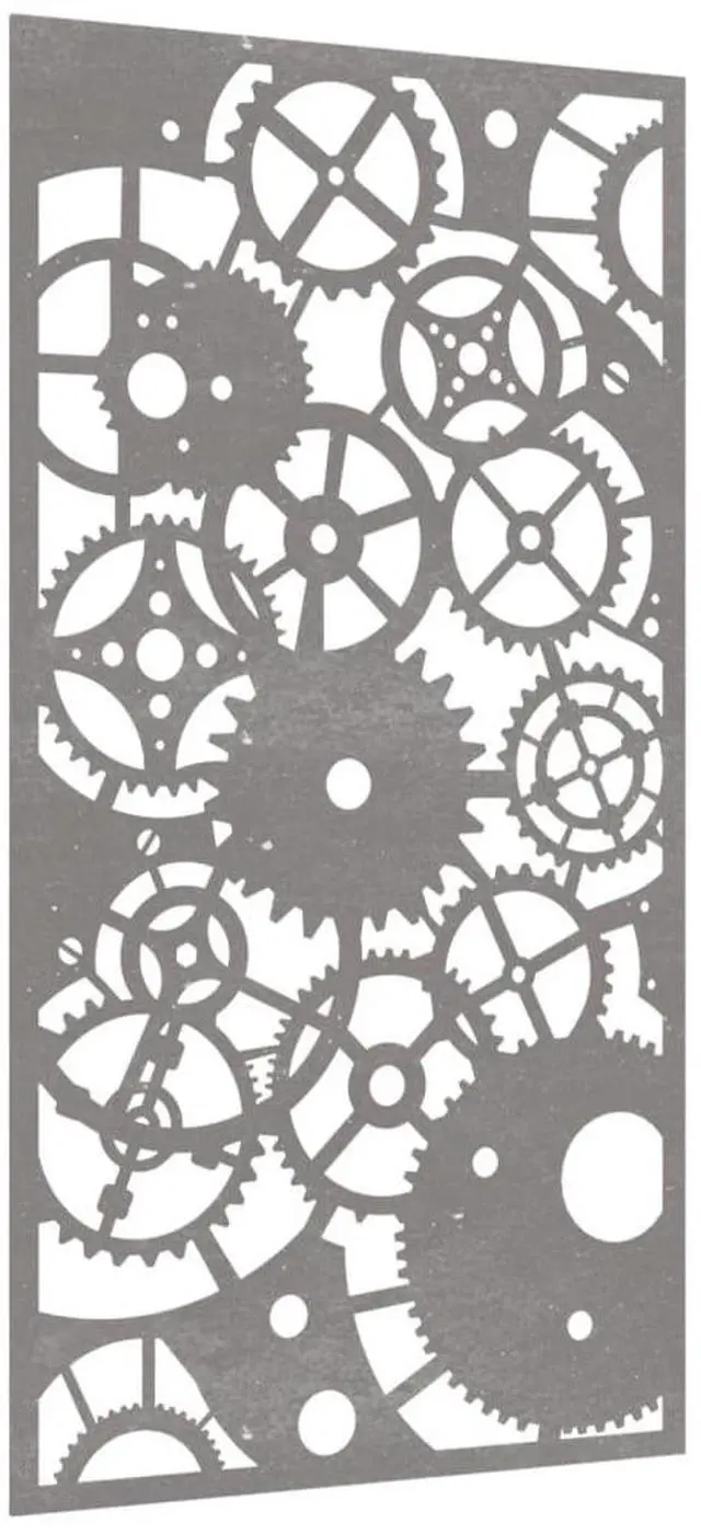 Alt view image 3 of 7 - vidaXL Garden Wall Decoration Metallic brown with rust Corten steel Medium