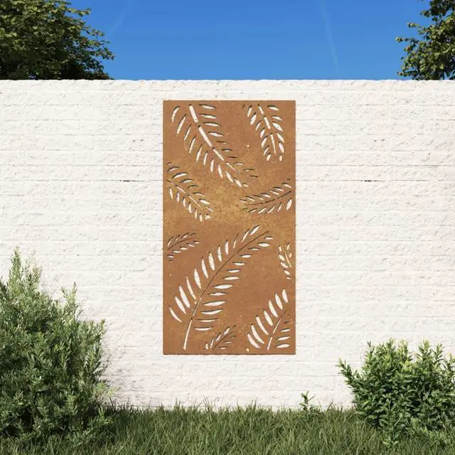Main image of vidaXL Garden Wall Decoration Rusty Corten Steel Large Decorative Inlays