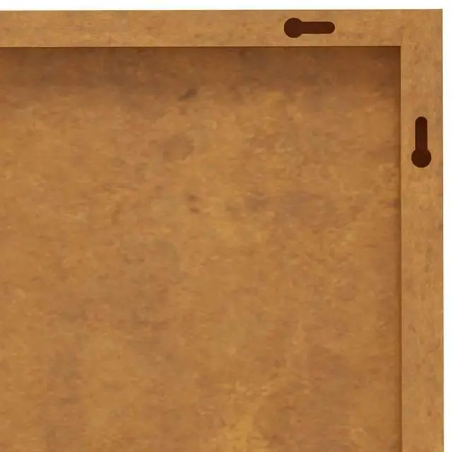 Alt view image 7 of 7 - vidaXL Garden Wall Decoration Metallic brown with rust Corten steel Medium