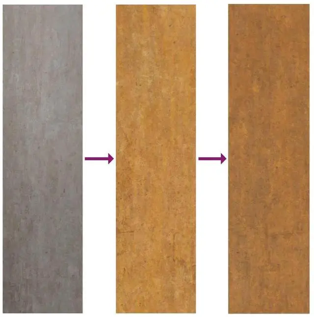 Alt view image 6 of 7 - vidaXL Garden Wall Decoration Regular metal color (will rust) Corten steel
