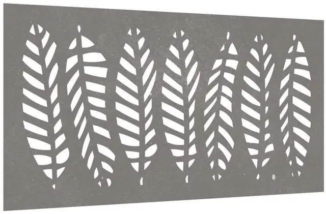 Alt view image 3 of 7 - vidaXL Garden Wall Decoration Rusty brown Corten steel Large Durable