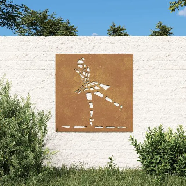Main image of vidaXL Garden Wall Decoration Rusty Corten steel 21.7x21.7 in