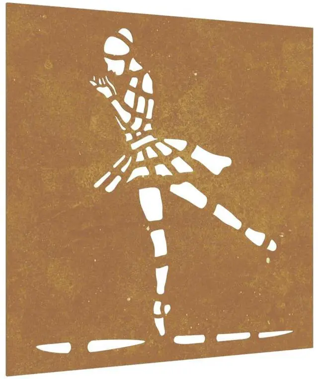 Alt view image 2 of 7 - vidaXL Garden Wall Decoration Rusty Corten steel 21.7x21.7 in