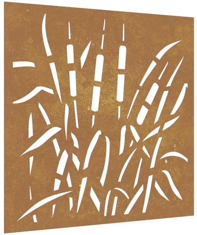 Alt view image 2 of 7 - vidaXL Garden Wall Decoration Rusty Corten steel Medium