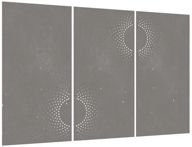 Alt view image 3 of 7 - vidaXL Garden Wall Decoration Rusty Corten steel 41.3 x 21.7 in