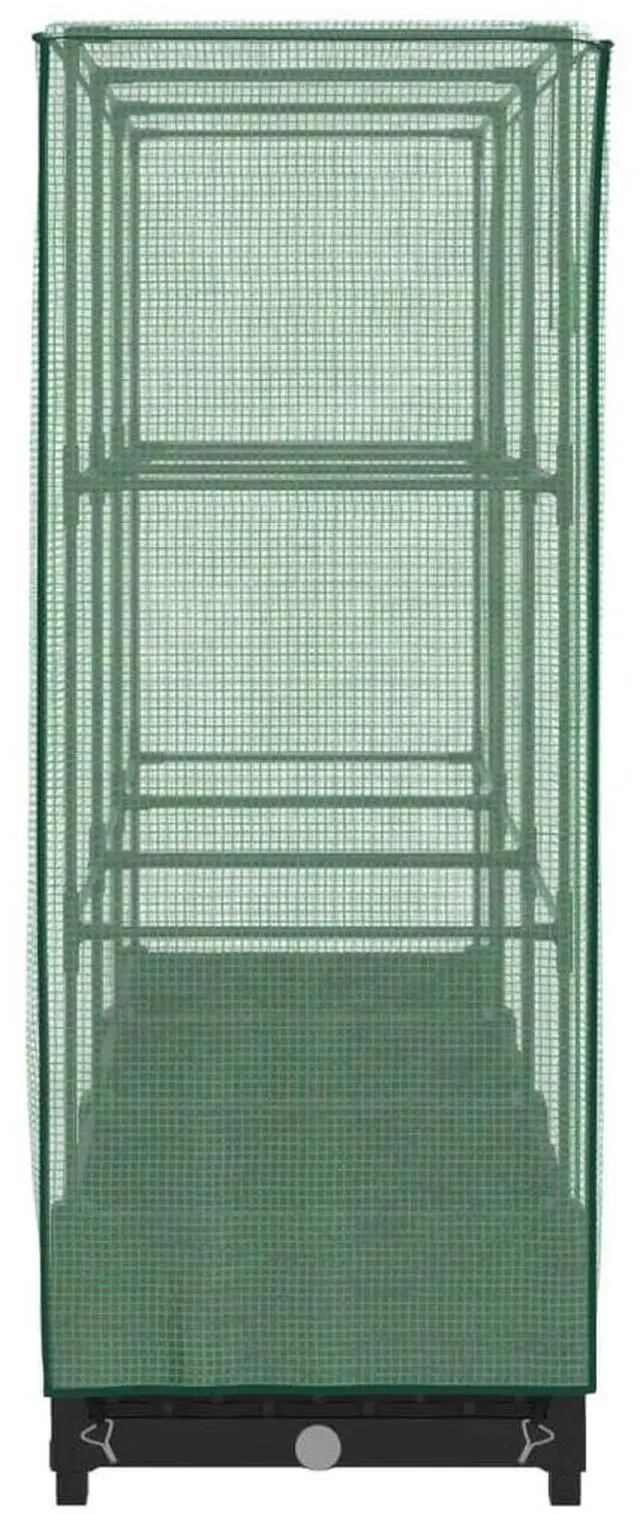 Alt view image 5 of 7 - vidaXL Large Rectangular Raised Bed Black Polypropylene Large