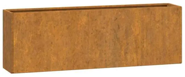 Alt view image 5 of 7 - vidaXL Wall Planter Set of 2 Rusty Corten Steel Medium