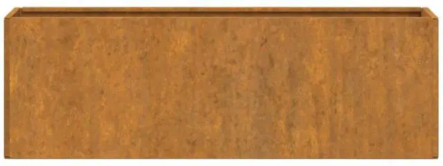 Alt view image 6 of 7 - vidaXL Wall Planter Set of 2 Rusty Corten Steel Medium