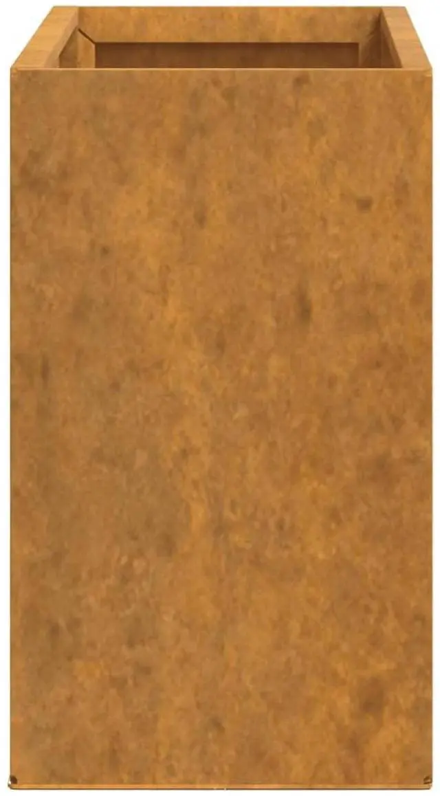 Alt view image 7 of 7 - vidaXL Wall Planter Set of 2 Rusty Corten Steel Medium