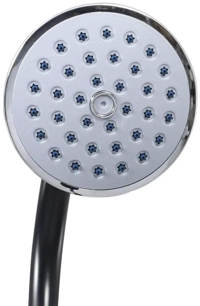 Alt view image 11 of 12 - vidaXL Garden Solar Shower Black 84.6" 2.1 gal