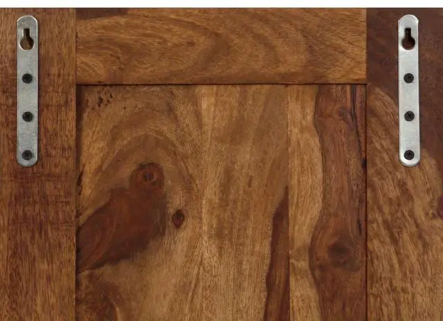 Alt view image 16 of 17 - vidaXL Coat Racks 2 pcs Solid Sheesham Wood