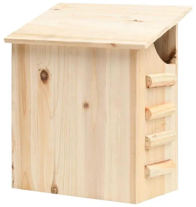 Alt view image 4 of 19 - vidaXL Bat House Solid Firwood 11.8"x7.9"x15"