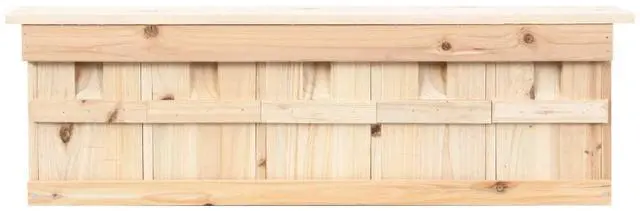 Alt view image 15 of 15 - vidaXL Sparrow House Nest Box with 5 Rooms for Outdoor Garden Solid Wood Fir