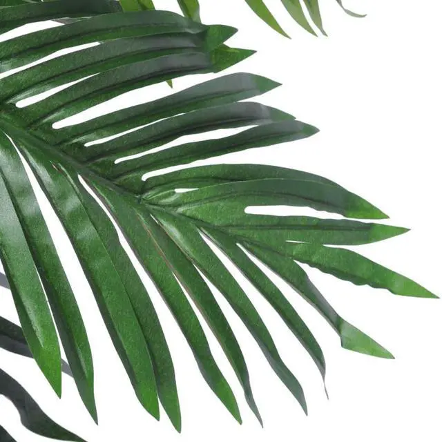 Alt view image 6 of 6 - vidaXL Artificial Plant Fake Plant Faux Plant Coconut Palm Tree with Pot 55.1"