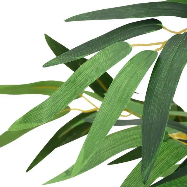 Alt view image 7 of 9 - vidaXL Artificial Plant Artificial Bamboo Artificial Tree Twiggy with Pot 35.4"