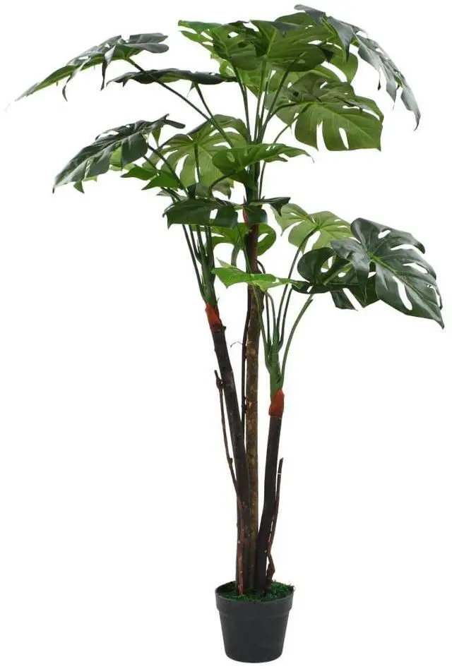 Alt view image 7 of 8 - vidaXL Artificial Plant Green Wooden stems 51.2 in Decorative Inlays