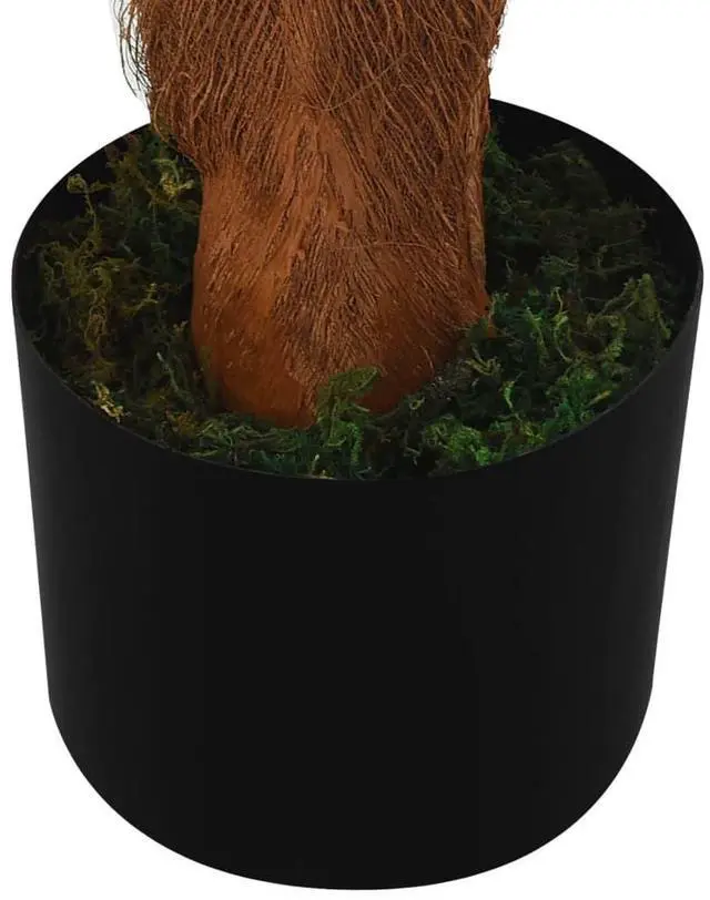 Alt view image 8 of 9 - vidaXL Artificial Cycas Palm with Pot 63" Green