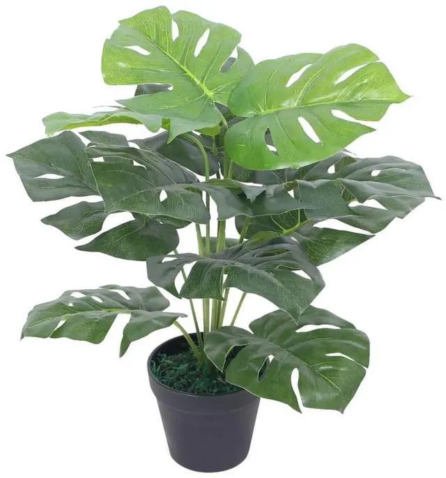 Alt view image 5 of 6 - vidaXL Artificial Plant Green Plastic, Iron Wire Large Decorative Inlays