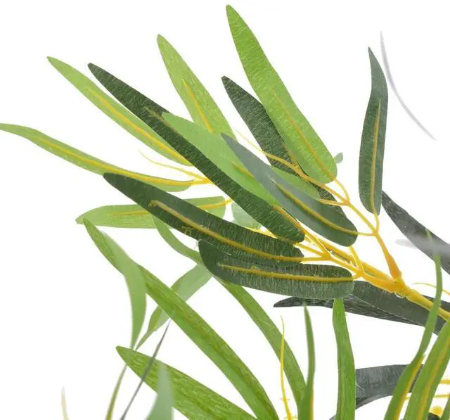 Alt view image 5 of 5 - vidaXL Artificial Plant Bamboo with Pot Green 63"