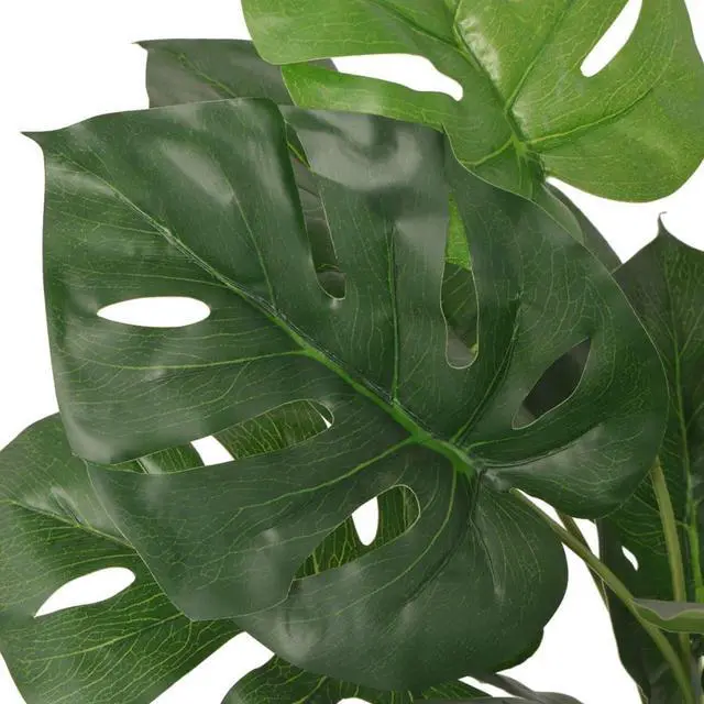 Alt view image 6 of 6 - vidaXL Artificial Plant Green Plastic, Iron Wire Large Decorative Inlays