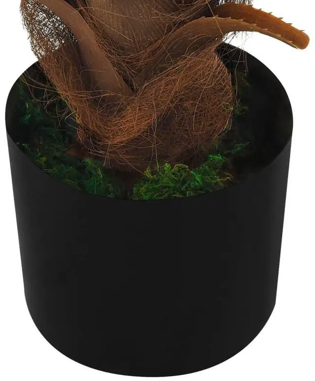 Alt view image 8 of 9 - vidaXL Artificial Cycas Palm with Pot 55.1" Green