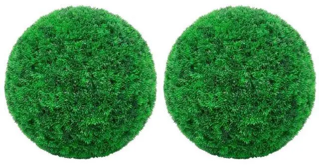 Alt view image 8 of 10 - vidaXL Artificial Boxwood Balls 2 pcs 20.5"