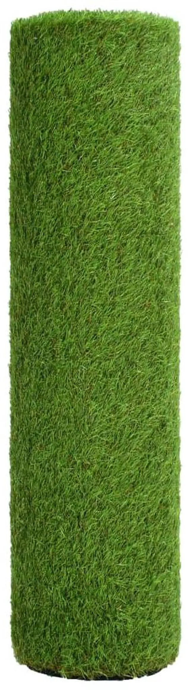 Alt view image 9 of 9 - vidaXL Artificial Grass Fake Grass Artificial Turf Carpet 4.9'x32.8'/1.6" Green