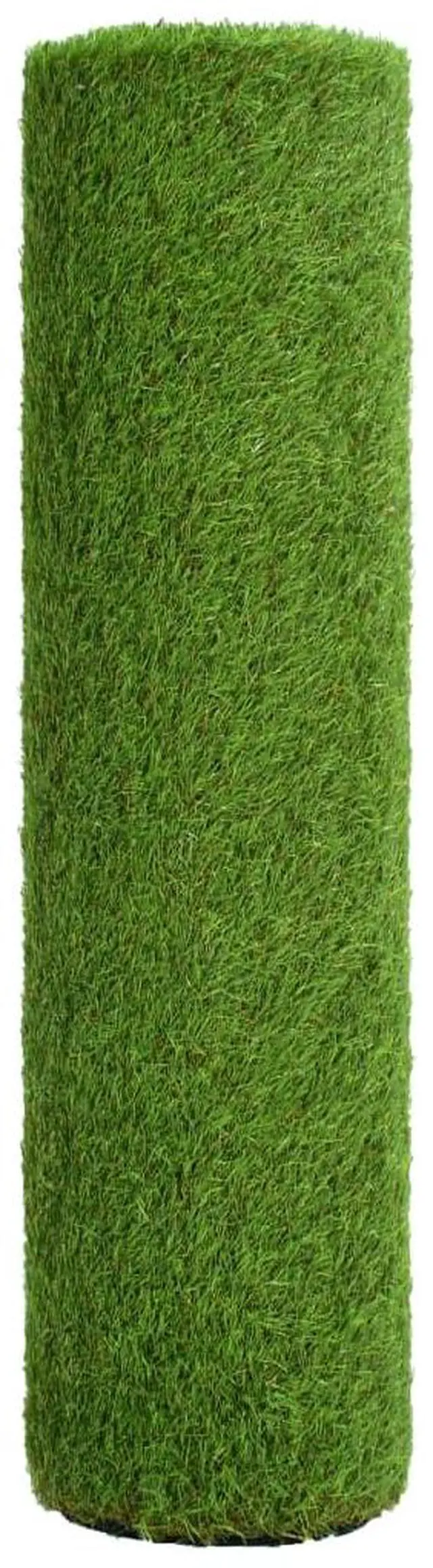 Alt view image 9 of 9 - vidaXL Artificial Grass Fake Grass Artificial Turf Carpet 3.3'x16.4'/1.6" Green