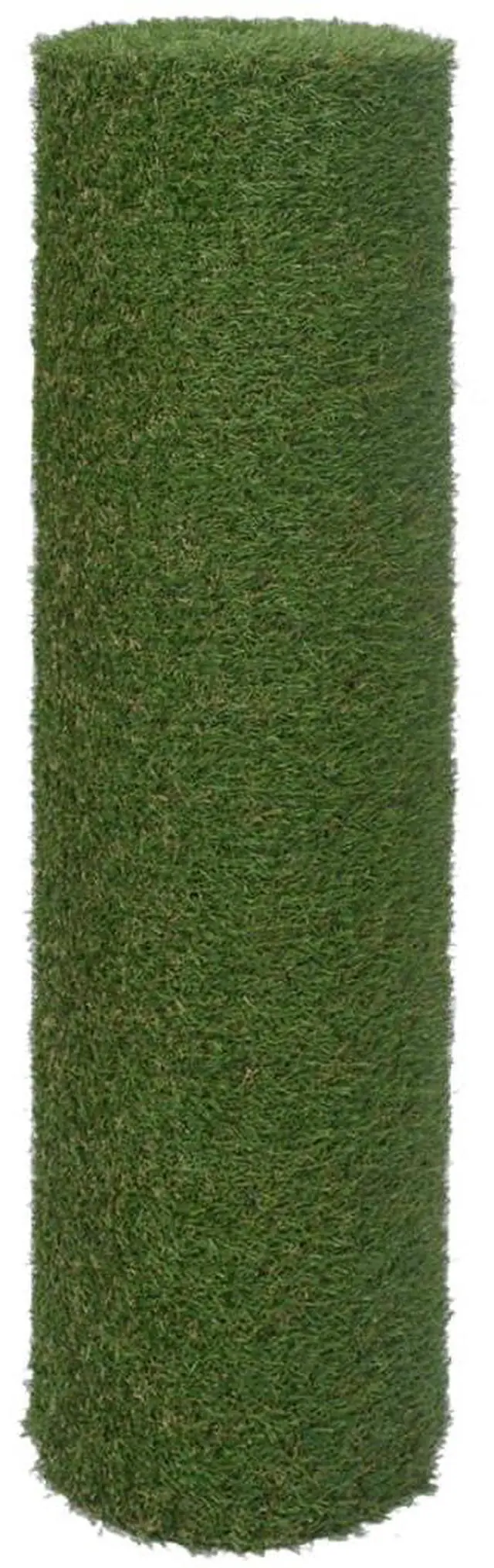 Alt view image 9 of 9 - vidaXL Artificial Grass Fake Grass Artificial Turf Carpet 3.3'x49.2'/0.8" Green