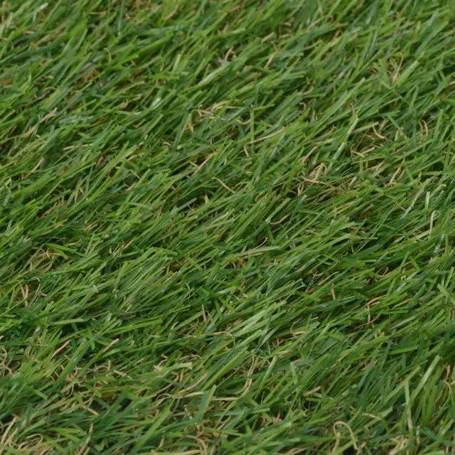 Alt view image 8 of 9 - vidaXL Artificial Grass Fake Grass Artificial Turf Carpet 3.3'x49.2'/0.8" Green