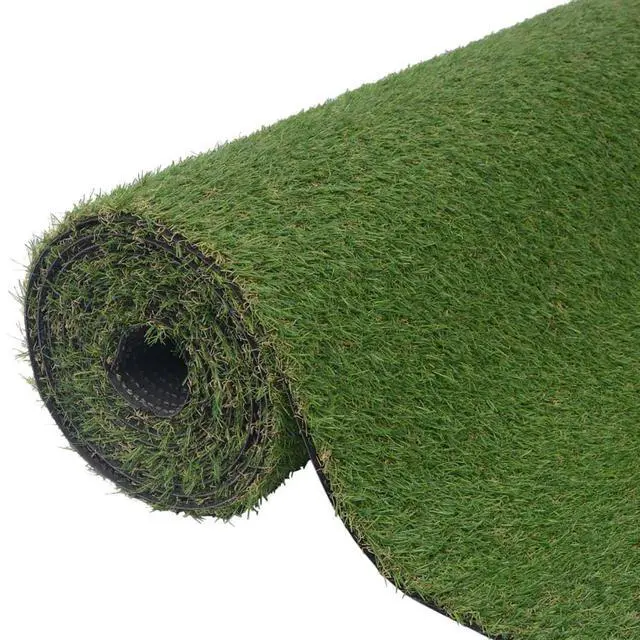 Alt view image 7 of 9 - vidaXL Artificial Grass 3.3'x26.2'/0.8" Green Grass Mat Turf Lawn Garden Patio