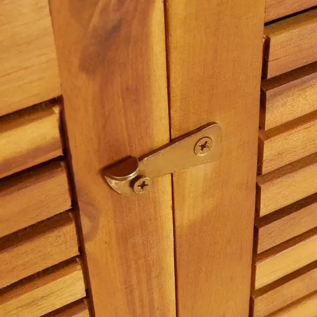 Alt view image 7 of 7 - vidaXL Garden Storage Box Natural Acacia Solid Acacia wood Large